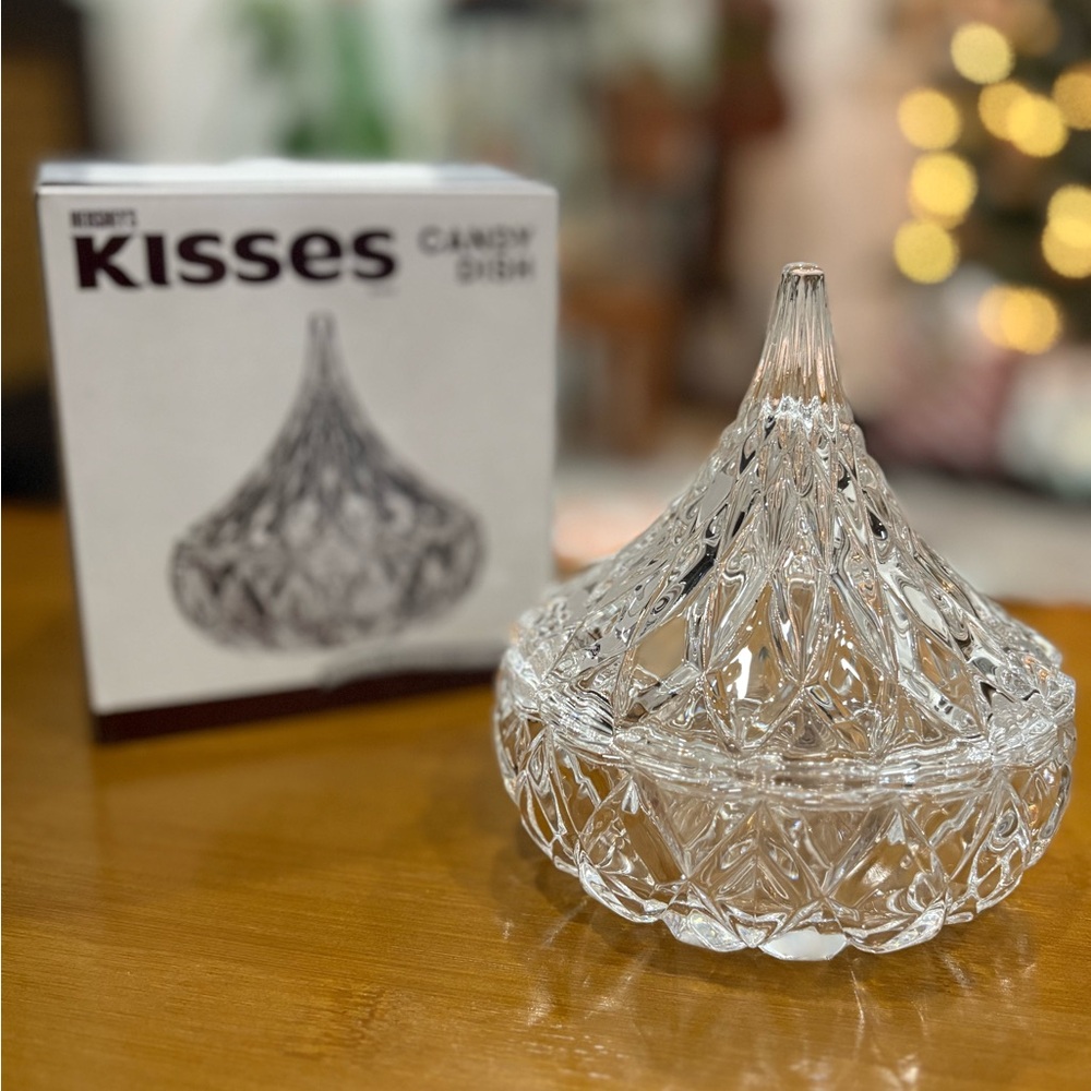 Hershey Kisses Crystal Candy Dish